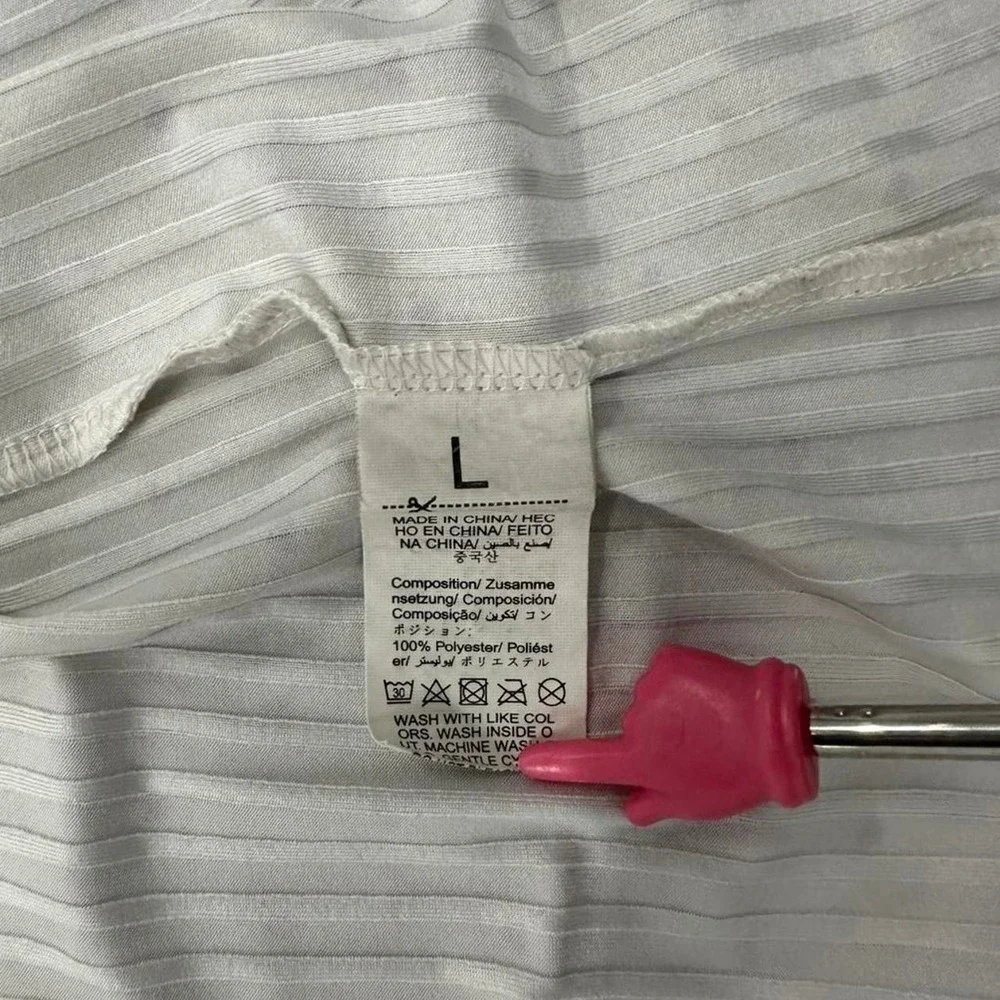 Coquette Pink Heart Ribbed Button Up Pajama Sleep Shirt Women's